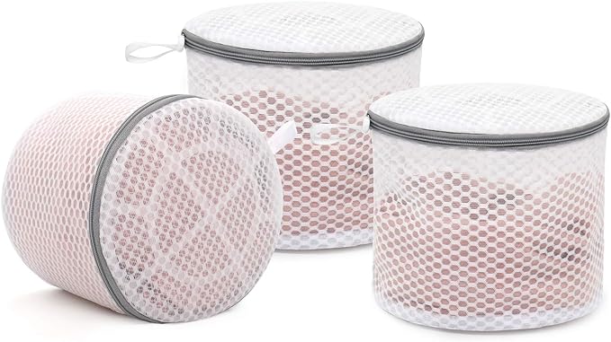 Muchfun 3Pcs Durable Honeycomb Mesh Laundry Bags
